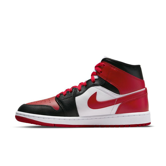 Air Jordan 1 Mid black gym red