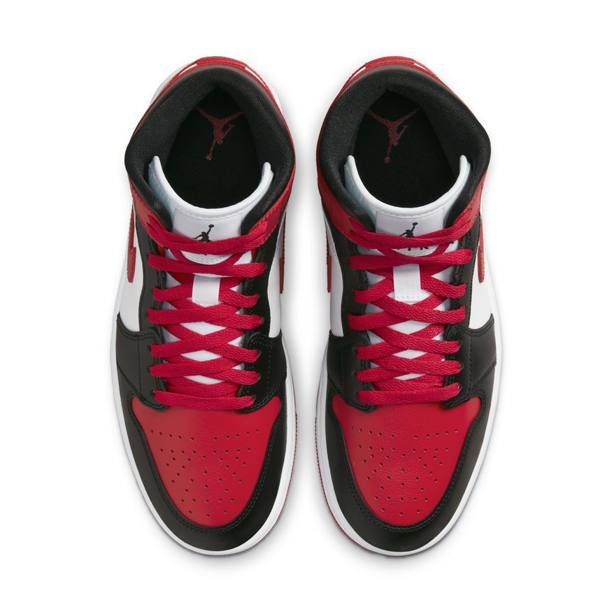 Air Jordan 1 Mid black gym red