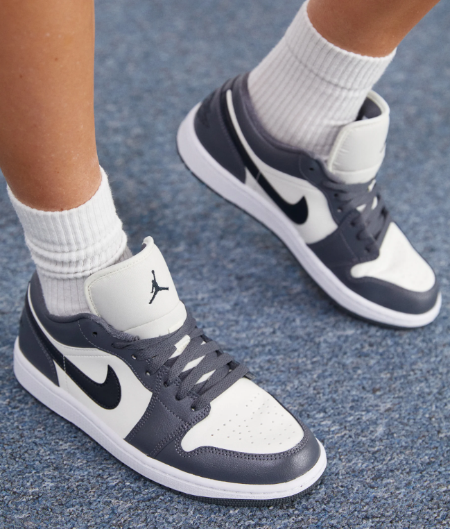 Air Jordan 1 Low sail off noir