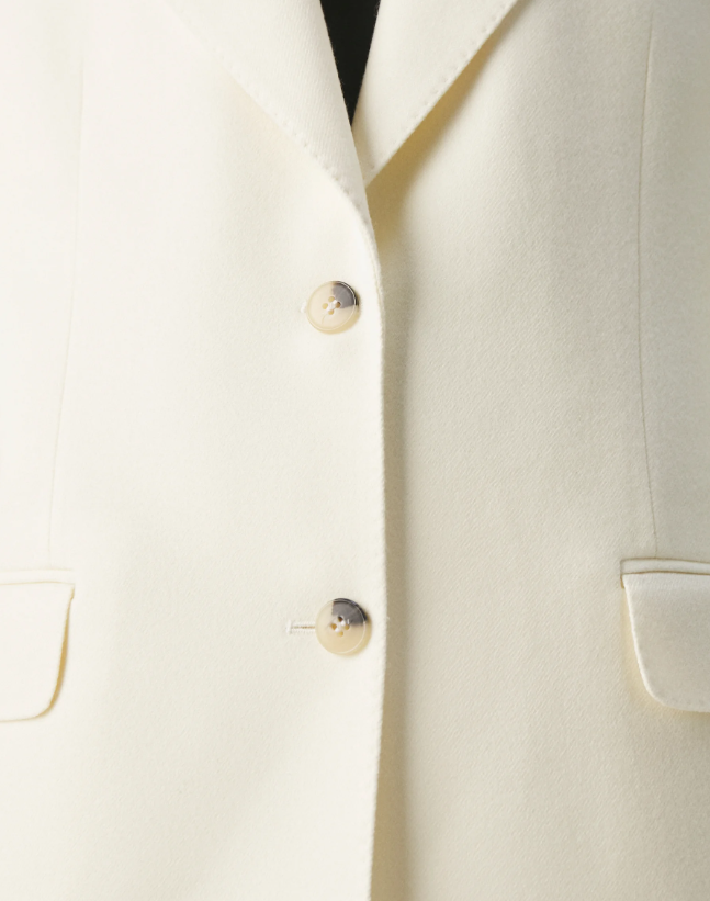 BITE Studios ECOLE Flanell Blazer off-white